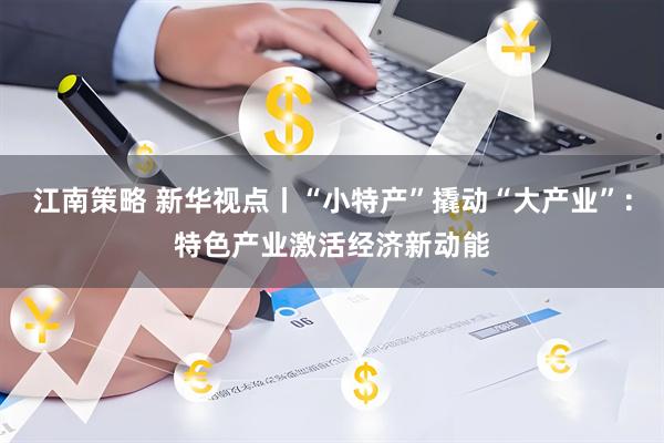 江南策略 新华视点丨“小特产”撬动“大产业”：特色产业激活经济新动能